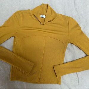 Wilfred Mustard Yellow Women's Turtleneck shirt